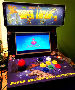 Bartop retro video game cabinet